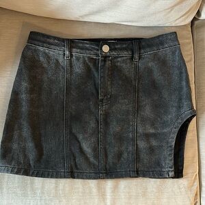 superdown Black Mini Skirt